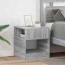 ARDEBO.de - Beistelltisch 2 pcs Graues Sonoma 40,5 x 40 x 45 cm