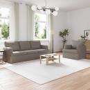 ARDEBO.de - Sofa 2 pcs Taupe Metall