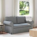 ARDEBO.de - Sofa Hellgrau 215 x 82 x 80 cm Metall