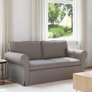 ARDEBO.de - Sofa Taupe 215 x 82 x 80 cm Metall