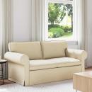 ARDEBO.de - Sofa Creme 215 x 82 x 80 cm Metall