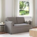 ARDEBO.de - Sofa Taupe 138 x 78 x 80 cm Metall