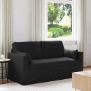 ARDEBO.de - Sofa Schwarz 160 x 78 x 80 cm Metall
