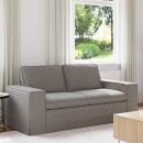 ARDEBO.de - Sofa Taupe 182 x 80 x 82 cm Metall