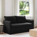 ARDEBO.de - Sofa Schwarz 195 x 82 x 85 cm Metall