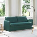 ARDEBO.de - Sofa Dunkelgrün 195 x 82 x 85 cm Metall