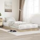 ARDEBO.de - Bodenbettrahmen Sonoma 90 x 200 cm Holzwerkstoff