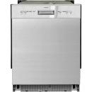 ARDEBO.de Exquisit EGSP6112-EF-030E Teilintegrierter Geschirrspüler, 60 cm breit, 12 Maßgedecke, 4 Programme, Wasserenthärter, Edelstahl
