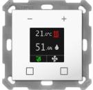 ARDEBO.de MDT SCN-RTN55S.01 Raumtemperaturregler-Nebenstelle Smart 55, für 55mm Schalterprogramme, reinweiß glänzend