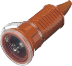 ARDEBO.de MENNEKES (10842) Schuko-Kupplung, orange