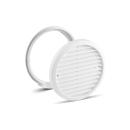 ARDEBO.de LUNOS 1/WE 180 Außengitter, Ø180 mm, weiß (39852)