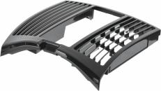 ARDEBO.de Bosch Siemens 00264651 Gitter, Ausblas SCHWARZ