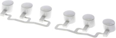 ARDEBO.de Bosch Siemens 00615524 Tastensatz, weiß; Zusatzfunktionen, BO, MK, kürzbar