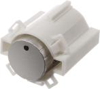 ARDEBO.de Bosch Siemens 00616643 Drehgriff-Kochstelle, EDELSTAHL, mit Schaltergriffaufnahme