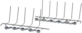 ARDEBO.de Bosch Siemens 00644119 Klappstachel, dunkelgrau;, 2x Klappstacheln für Gläser, Oberkorb