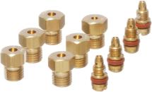 ARDEBO.de Bosch Siemens 00635830 Düsensatz Flüssiggas, G30/50mbar -Defendi R- mit Bypassdüsen, 43, 58, 74 WOK 2x60 -Bypass:26,29,35,55(WOK)