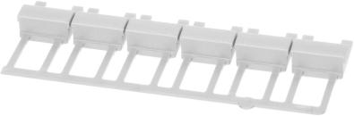 ARDEBO.de Bosch Siemens 00637084 Tastensatz, Edelstahlfarbig, 6 Programmtasten, kürzbar