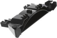 ARDEBO.de Bosch Siemens 00645818 Griff, Schwarz für Bedienblende