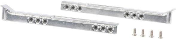 ARDEBO.de Bosch Siemens 00645678 Bausatz, Traeger-Set fuer Backblech / Fettpfanne, komplett links und rechts und 4 Schrauben.