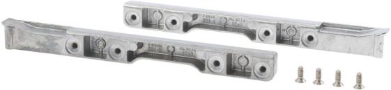 ARDEBO.de Bosch Siemens 00645677 Bausatz, Traeger-Set fuer Backblech / Fettpfanne, komplett links und rechts und 4 Schrauben.