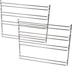 ARDEBO.de Gitter, 4 Ebenen, für links und rechts einsetzbar 00443869