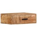 ARDEBO.de - Wand-Nachttisch 40x30x13,5 cm Massivholz Mango