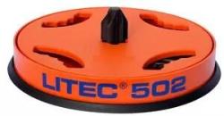 ARDEBO.de Litec Universal Kabelabroller, Traglast: max.380 Kg, optimierter Halt durch Litec-Lock, schwarz orange (L502-SWOR)