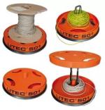 ARDEBO.de Litec Universal Kabelabroller, Durchmesser: ca.50 cm, Traglast: max.380 Kg, Randhöhe: ca.77 mm, schwarz orange (L501-SWOR)