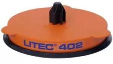 ARDEBO.de Litec Kabelabroller; Traglast: 500 Kg, optimierter Halt durch Litec-Lock, schwarz orange (L402-SWOR)