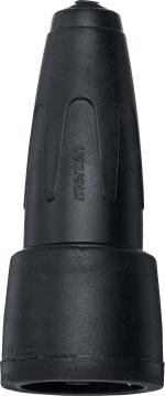 ARDEBO.de Merten 172991 Vollgummi-SCHUKO-Kupplung schwarz