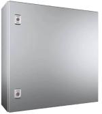 ARDEBO.de Rittal AX Kompakt-Schaltschrank Edelstahl 1.4301, 1türig, 500x500x300mm (1013000)