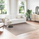 ARDEBO.de - Bereichsteppiche Quadratisch Beige 240 x 240 cm