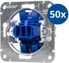 ARDEBO.de OPUS 50er Projektverpackung Premium Universalschalter Aus/ Wechsel (512.555)