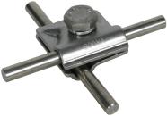 ARDEBO.de Dehn MVK 200 8.10 SKM10X30 V2A MV-Klemme NIRO 200kA f. Rd 8-10mm mit Sechskantschraube (390209)