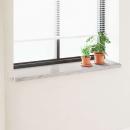 ARDEBO.de - Fensterbank Marmor Text -enure 120 x 40 x 4,5 cm PVC