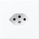 ARDEBO.de Jung LS1520-13SEVWW Steckdose nach Schweizer Norm Einfach-Steckdose Typ 13, LS 990, alpinweiß