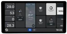 ARDEBO.de Shelly X2i Smartes Wand-Touchpanel, 7 Zoll, 1024x600 Pixel, 2GB, Android, WLAN, Bluetooth, silber