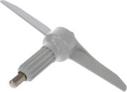 ARDEBO.de Bosch Siemens 10000314 Mitnehmer, Scheibenträger m. Antriebswelle / Auswerferflügel f. Durchlaufschnitzler