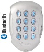 ARDEBO.de CDVI beleuchtete Tastatur, abgesetzter Kontroller, Bluetooth, 100 Ziffernkombinationen möglich, Steuerung per App, Codeschloss12/24/48V, IP65 weiß (F0201000047-J)