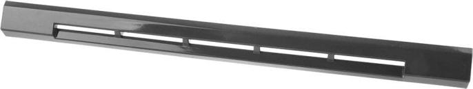 ARDEBO.de Lüftungsblende, Lüftungsblende grau und integrierte Halterung für den Magneten 00741663