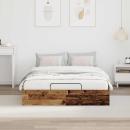 ARDEBO.de - Ottoman Bettgestell Altholz 193 x 120 x 25 cm Spanplatte
