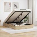 ARDEBO.de - Ottoman Bettgestell Sonoma-Eiche 193 x 120 x 25 cm Spanplatte