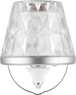 ARDEBO.de REV LED Akku Flaschenleuchte Lamprusco CRISTAL RGBW, IP54, weiß (2021001760)