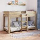 ARDEBO.de - Etagenbett für Kinder Sonoma-Eiche 80 x 190 cm Holzwerkstoff