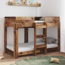 ARDEBO.de - Etagenbett für Kinder Altholz 90 x 160 cm Holzwerkstoff