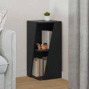 ARDEBO.de - Seitenregal Schwarz 33 x 32 x 70,5 cm Holzwerkstoff