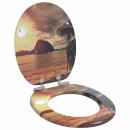 ARDEBO.de - Toilettensitz Orange 44 x 38 cm MDF-Platte