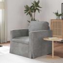 ARDEBO.de - Sofa Hellgrau Gesamtabmessungen: 78 x 78 x 80 cm (B x T x H)