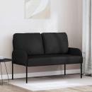 ARDEBO.de - Sofas mit Kissen 110cm Schwarz Sperrholz