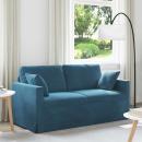 ARDEBO.de - Sofa Blau 158 x 78 x 80 cm Samt